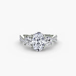 Three-Stone with Pavé Band 2