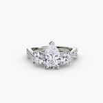 Three-Stone with Pavé Band 2