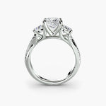 Three-Stone with Pavé Band 2