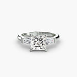 Three-Stone Ring (Baguette Side Stones)