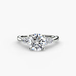 Solitaire with Shoulder Accents 2
